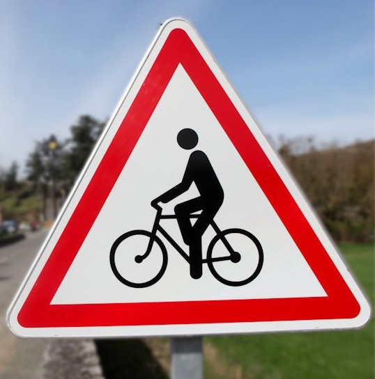 Panneau Attention Cycliste